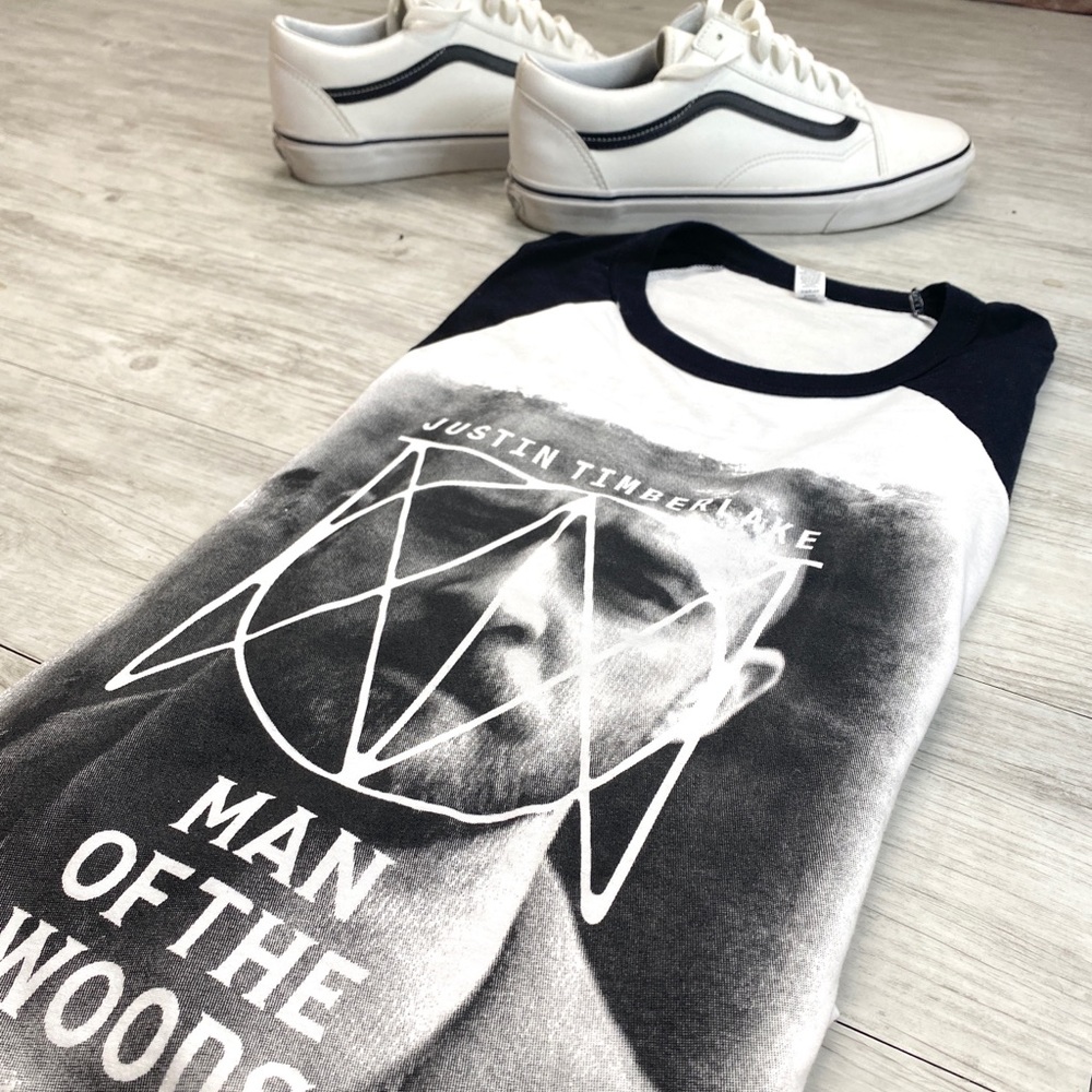 Justin Timberlake Man Of The Woods 3/4 Tee Shirt